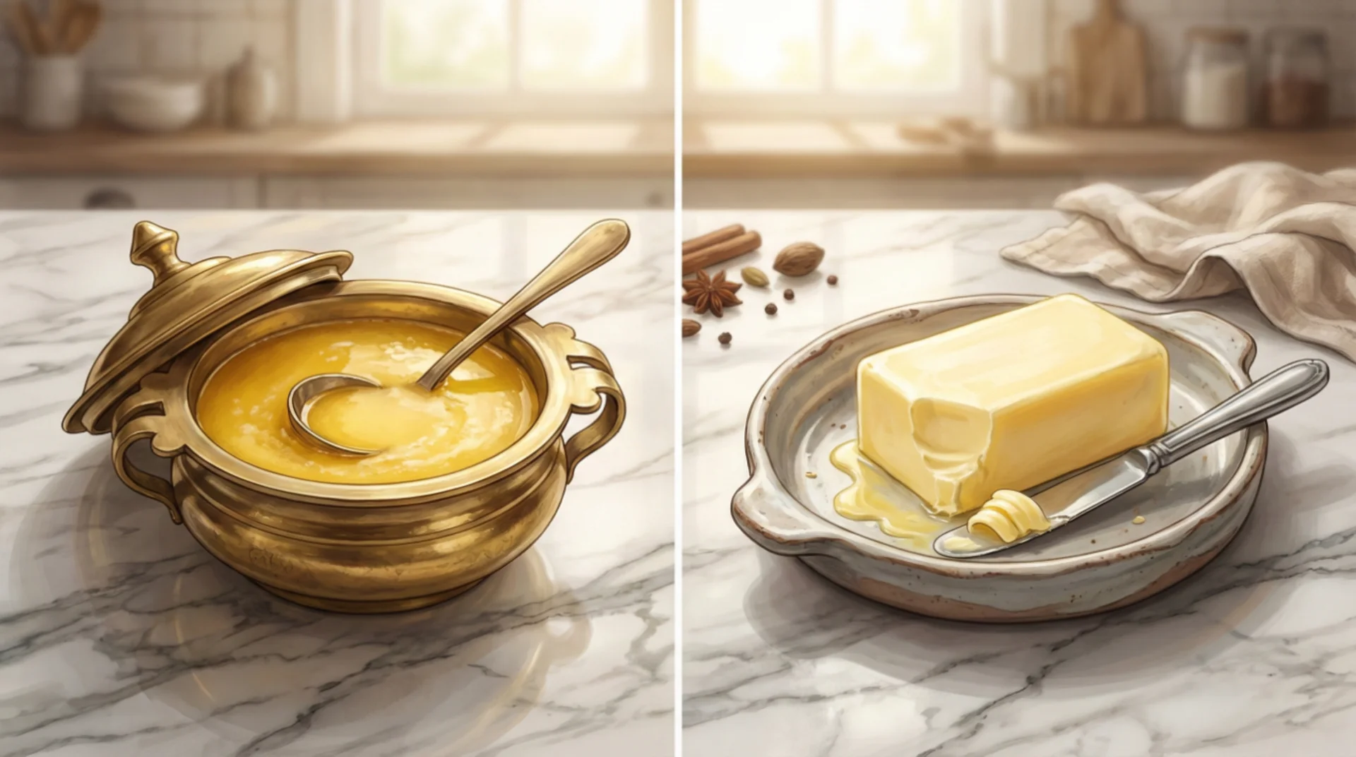 Ghee vs. Butter: High Smoke Point Cooking and Dairy Sensitivity Explained